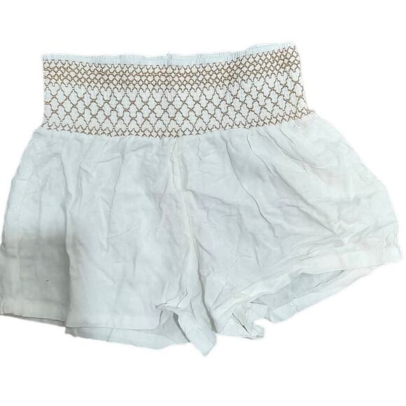 Cali 1850 shorts- Size Small- White- High Waisted New - Picture 2 of 2